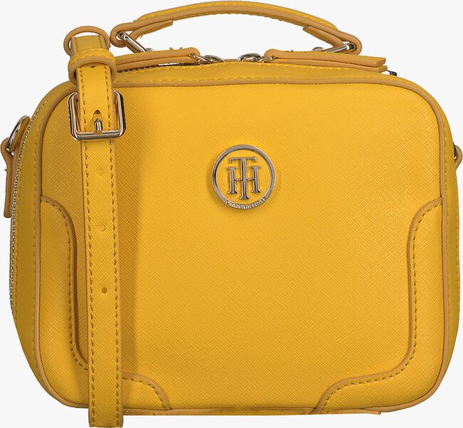 Gelbe TOMMY HILFIGER Handtasche MISS TOMMY MICRO TRUNK - large