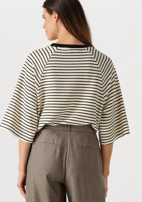 Weiße CO'COUTURE T-shirt ERINCC STRIPE TEE - large