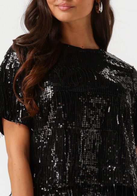 Schwarze OBJECT Top OBJTELLA RE S/S TOP 136 - large