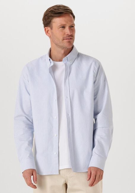 Blaue LES DEUX Hemden KONRAD OXFORD SHIRT MEN - large