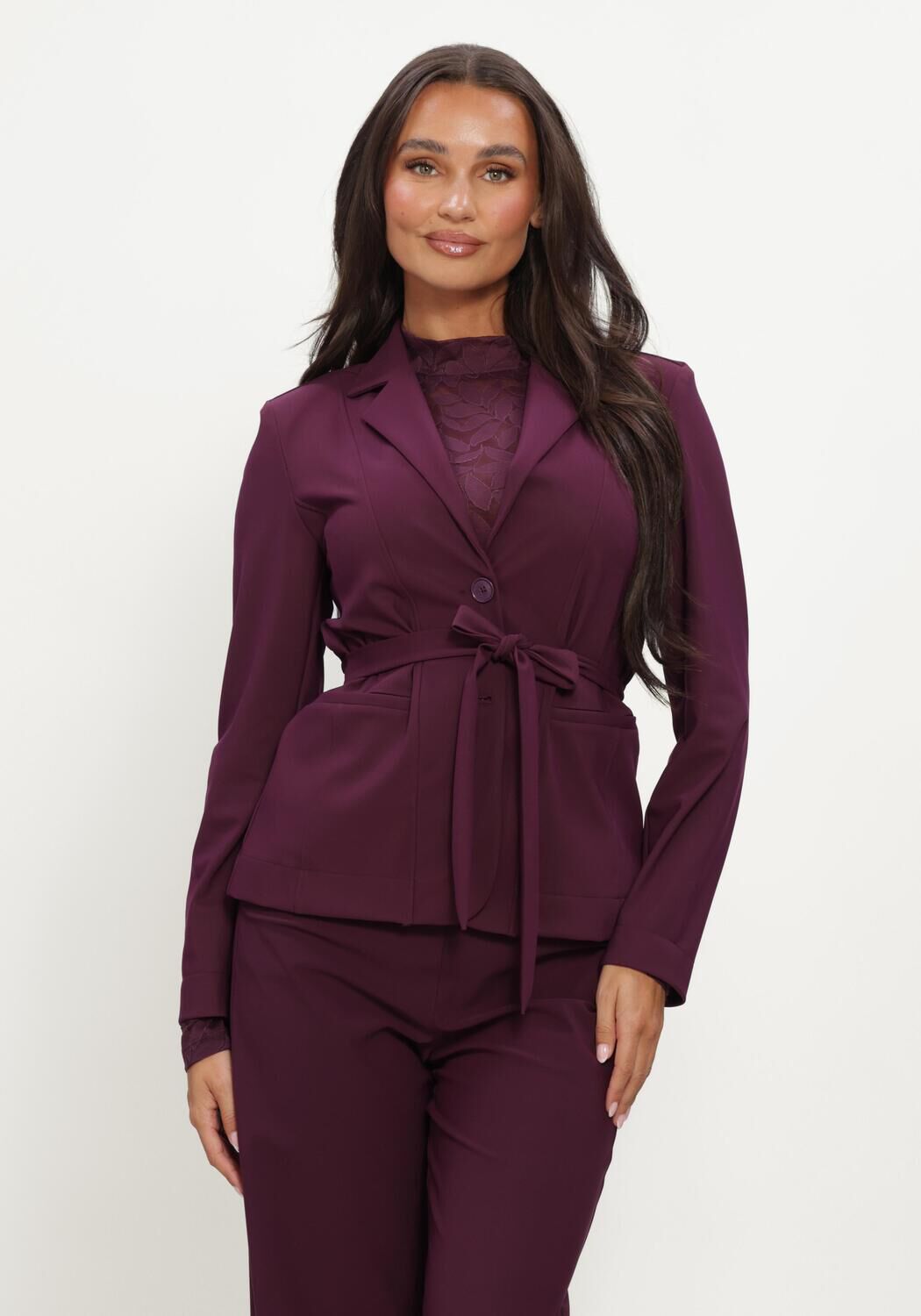 STUDIO ANNELOES Blazer Elin bonded blazer - large