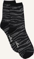 Schwarze BECKSONDERGAARD Socken ZEBRA GLITZI SOCK Schwarze BECKSONDERGAARD Socken ZEBRA GLITZI SOCK - medium