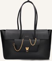 Schwarze COCCINELLE Handtasche DOUBLE BEAT - medium