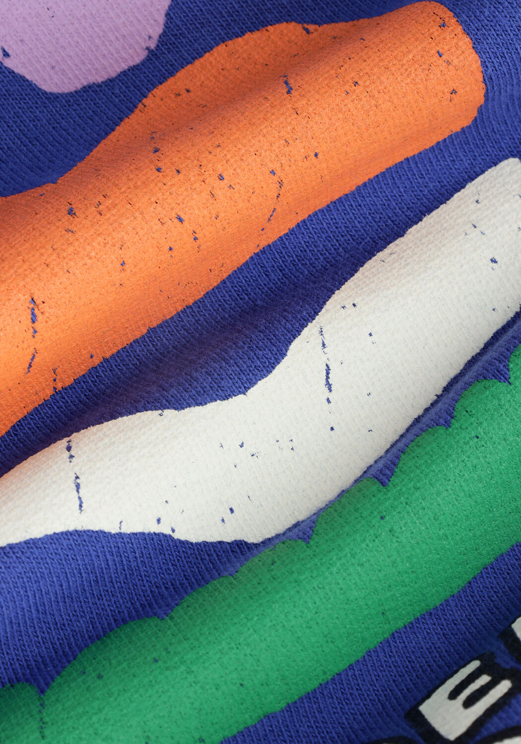 Blaue WANDER & WONDER Pullover HOODIE - large