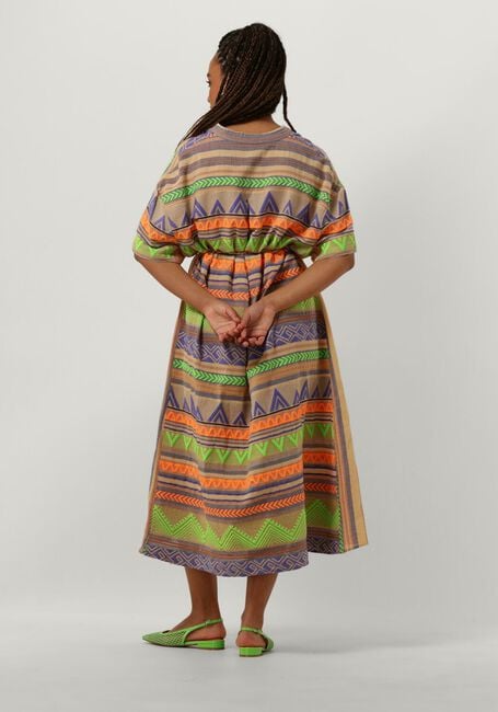 Mehrfarbige/Bunte DEVOTION Midikleid VELOUDENIA - large