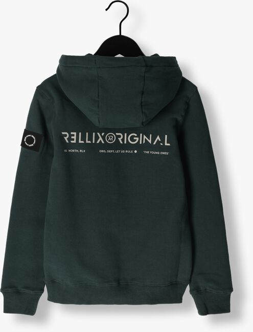 Grüne RELLIX Pullover HOODED RELLIX BACKPRINT - large