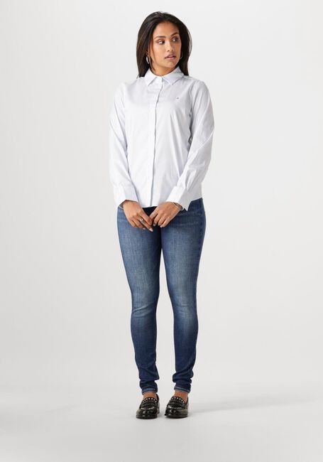Blaue TOMMY HILFIGER Blusen ESS POPLIN REGULAR SHIRT - large