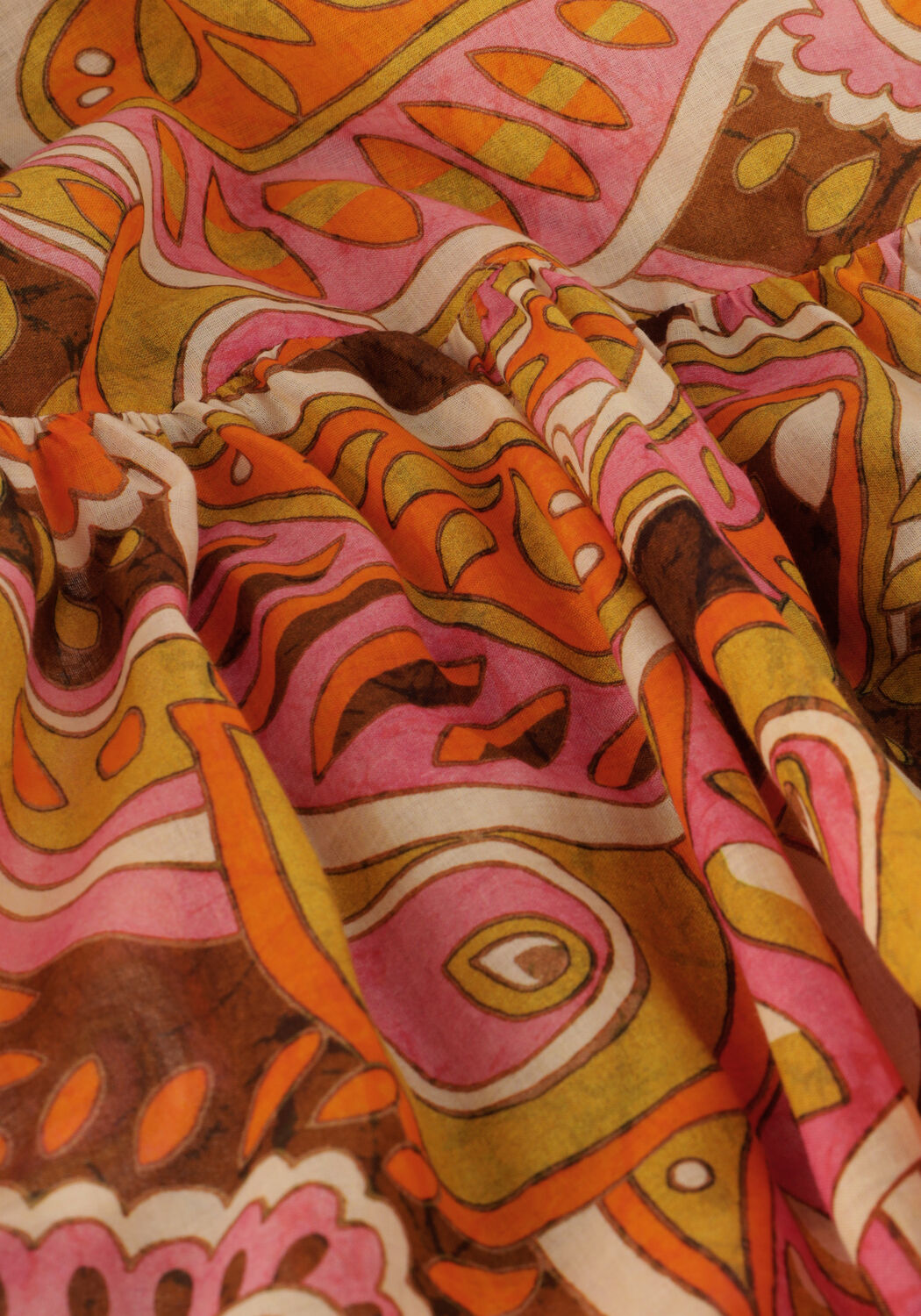 Orangene DEVOTION Maxikleid MARTSELO - large