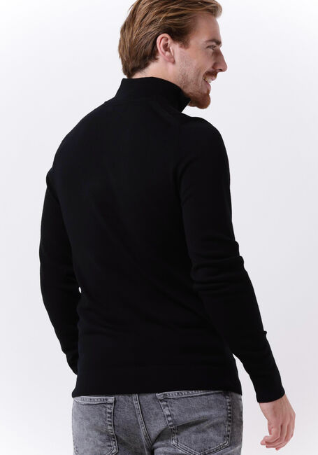 Schwarze CALVIN KLEIN Pullover MERINO QUARTER ZIP - large