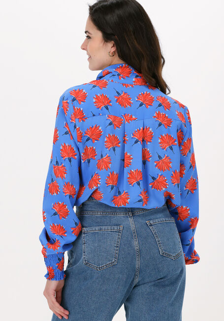 Blaue POM AMSTERDAM Blusen MILA FLOWERS - large