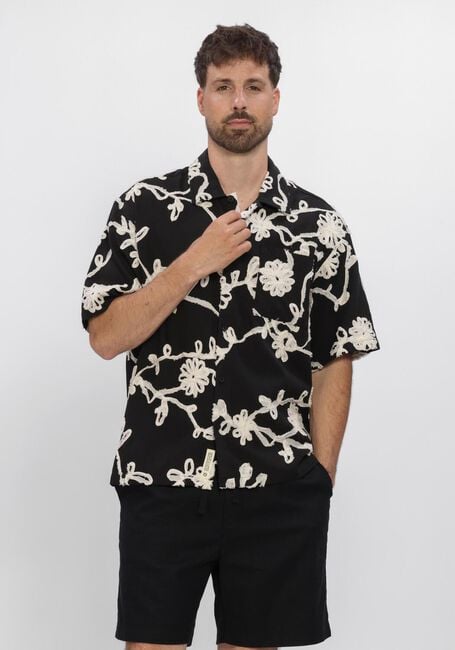 Schwarze WOODBIRD Casual-Oberhemd WBWANG BIND SHIRT - large