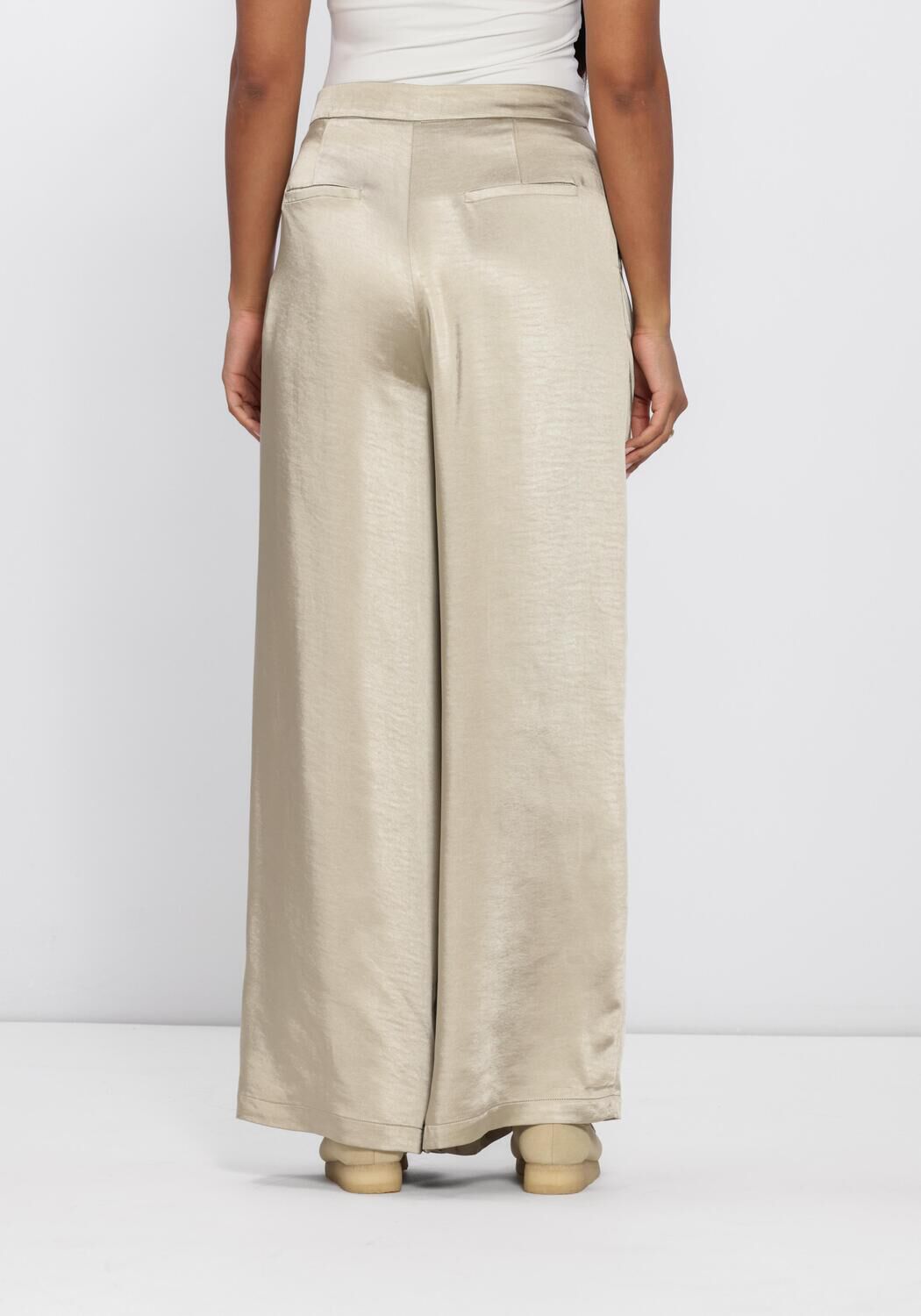 Beige EDITED Weite Hose KATIE TROUSERS - large