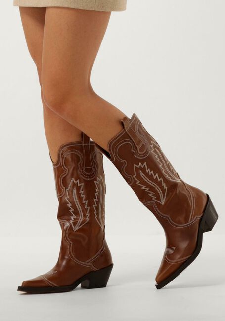 Cognacfarbene TORAL Cowboystiefel MOTTO - large