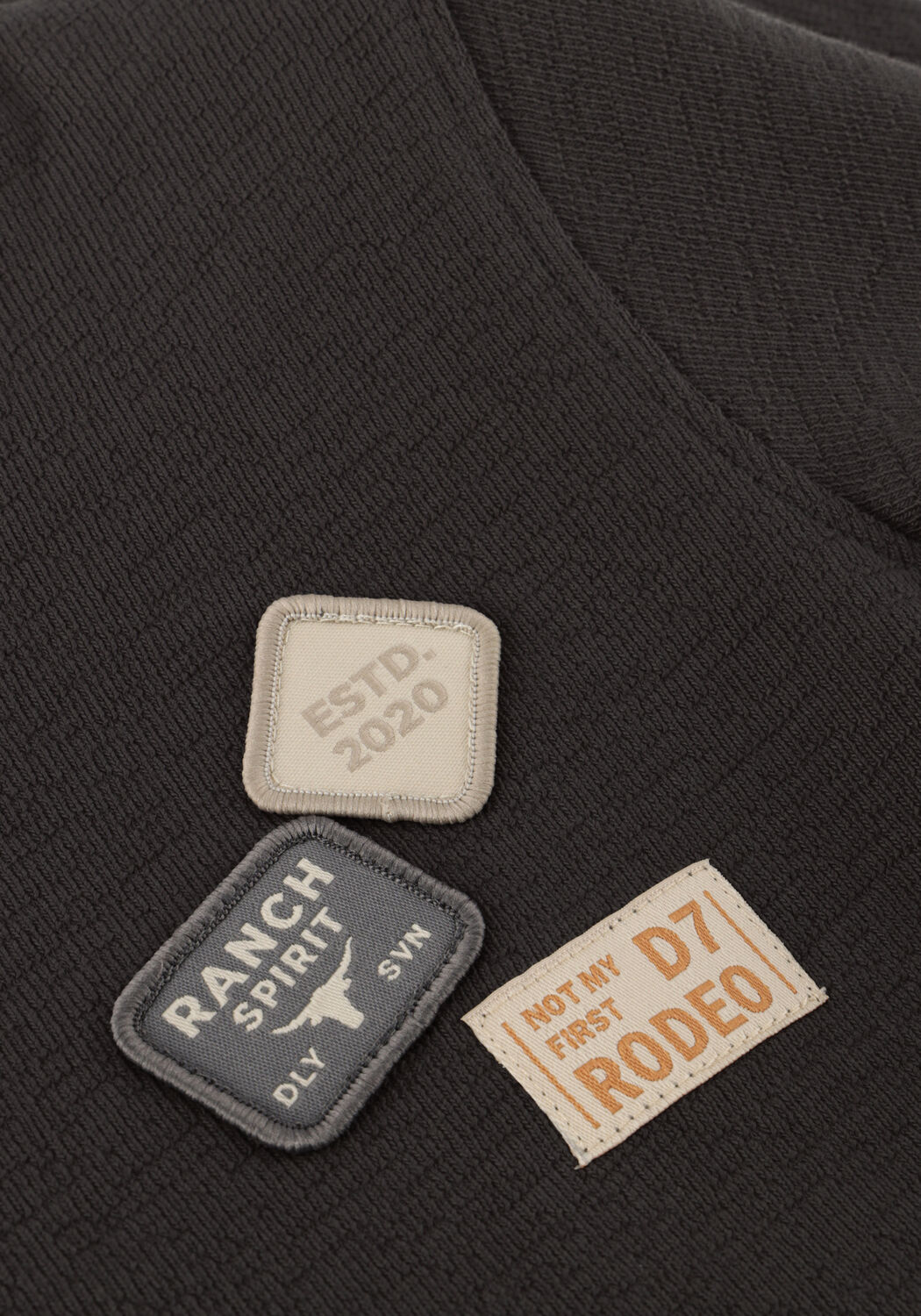 Graue DAILY7 T-shirt T-SHIRT BASIC BADGE - large