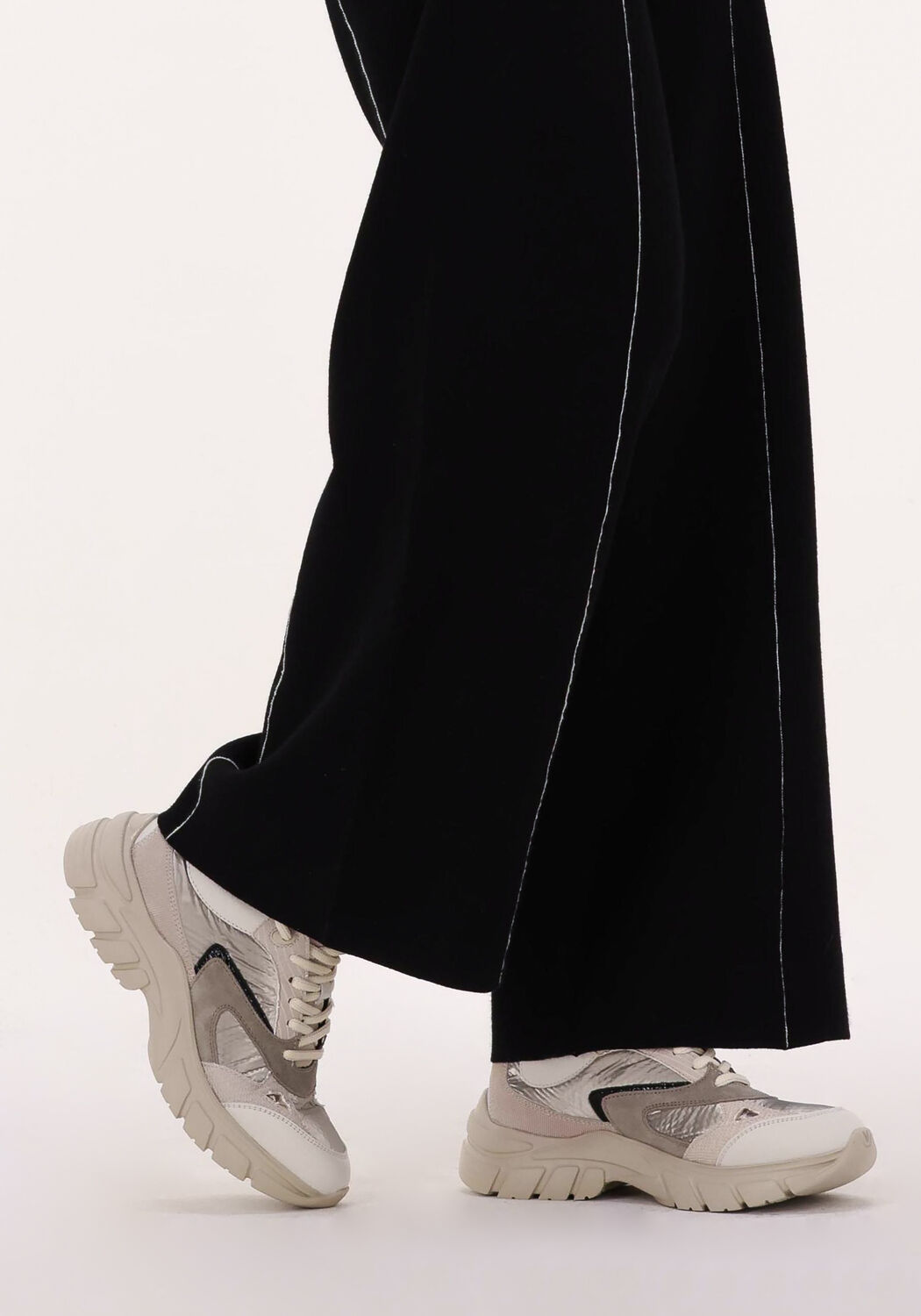 Taupe VIA VAI Sneaker Low SUE ROSE - large