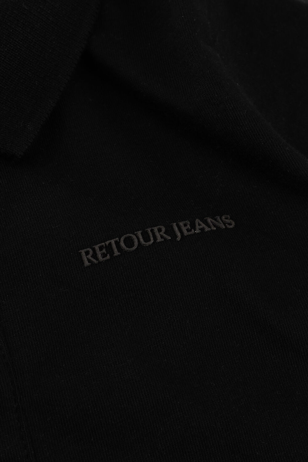 Schwarze RETOUR Polo-Shirt ANTHONY - large