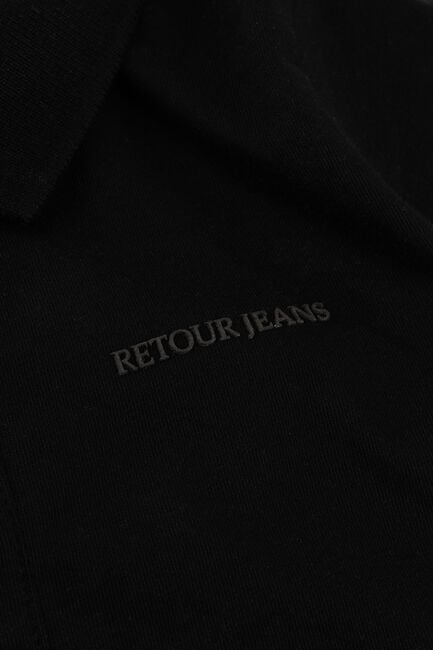 Schwarze RETOUR Polo-Shirt ANTHONY - large