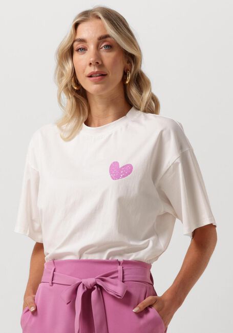 Weiße YDENCE T-shirt T-SHIRT HEY BABE - large