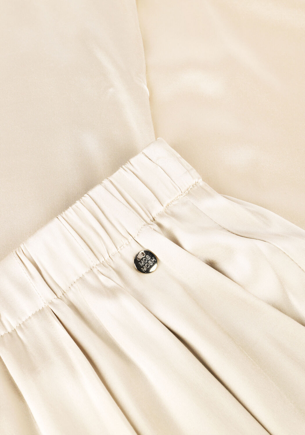 Beige MOS MOSH Weite Hose MMRITA SATIN PANT - large