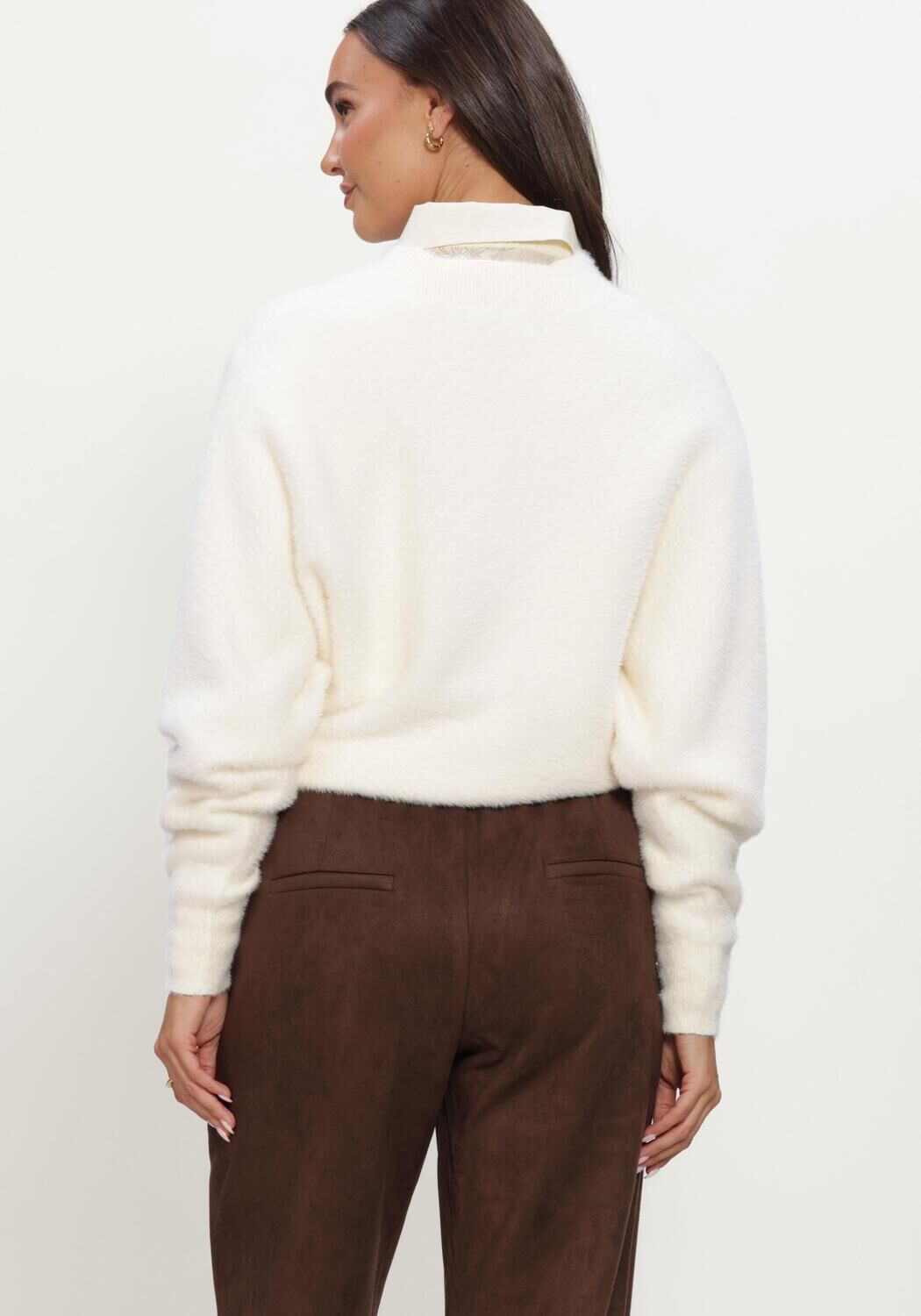 Creme NUKUS Pullover BEAU PULLOVER WRAP - large
