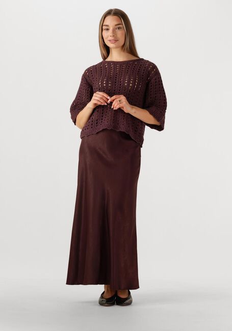 Bordeaux MSCH COPENHAGEN Midirock MSCHNICOLETTE ULLAS SKIRT - large