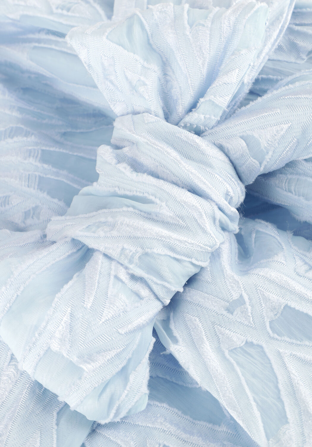 Hellblau FREEBIRD Midikleid BLOSSOM LAYER - large