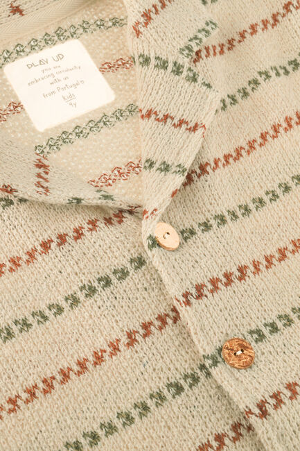 Mehrfarbige/Bunte PLAY UP Polo-Shirt STRIPED JERSEY SHIRT - large