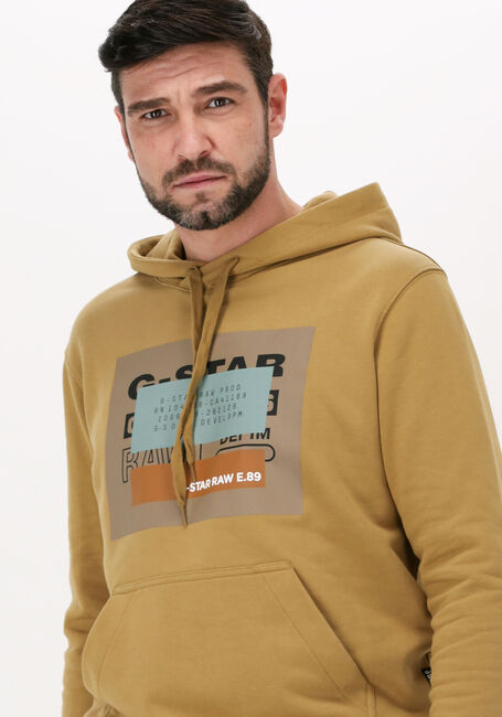 Camelfarbene G-STAR RAW Sweatshirt ORIGINALS HDD SW - large
