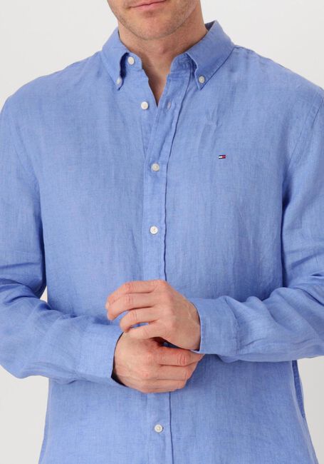 Hellblau TOMMY HILFIGER Casual-Oberhemd PIGMENT DYED LI SOLID RF SHIRT - large