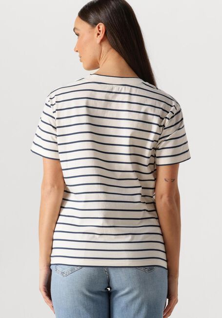 Nicht-gerade weiss MOS MOSH T-shirt MMNANI V-SS STRIPE TEE - large
