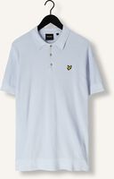 Hellblau LYLE & SCOTT Polo-Shirt LINEN BLEND KNITTED POLO Hellblau LYLE & SCOTT Polo-Shirt LINEN BLEND KNITTED POLO - medium