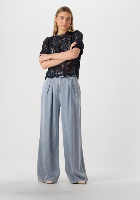 Dunkelblau SUMMUM Top SHORT SLEEVE TOP LACE - large