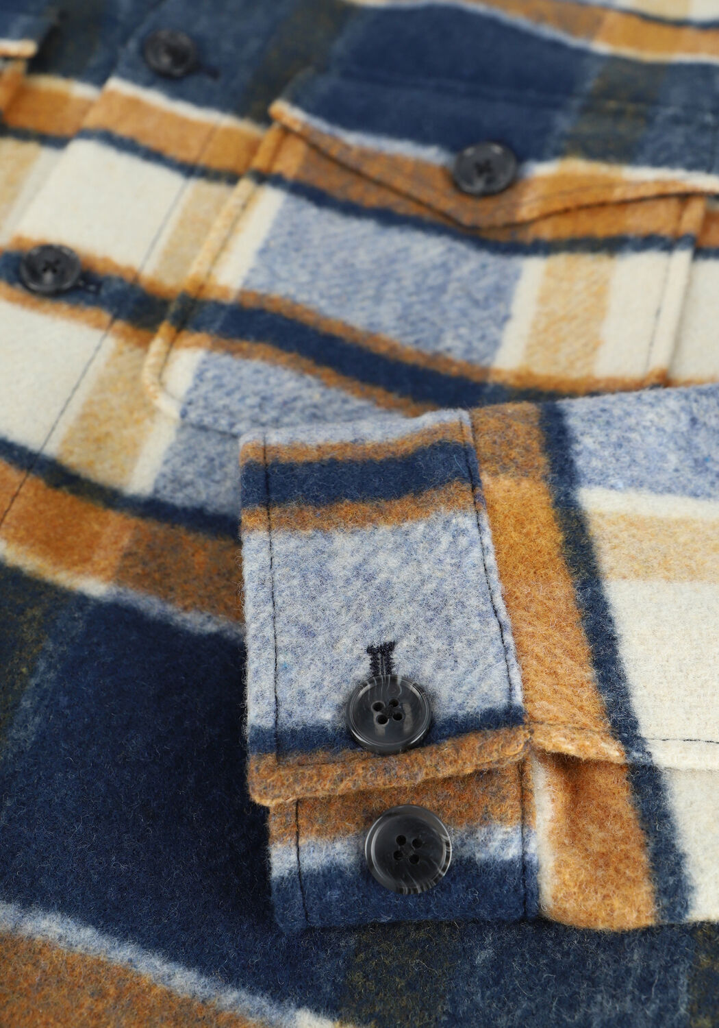 Mehrfarbige/Bunte SELECTED MEN Overshirt SLHSUST. ICONICS LUMBER JKT W - large