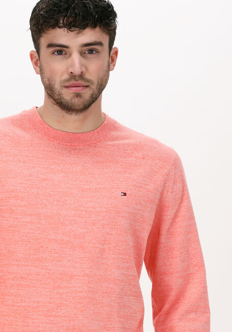Koralle TOMMY HILFIGER Pullover TIPPED PIMA CTN MOULINE C-NK - large