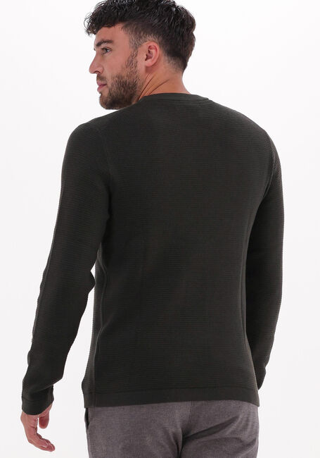 Grüne SELECTED HOMME Pullover ROCKS LS KNIT CREW NECK W NAW - large