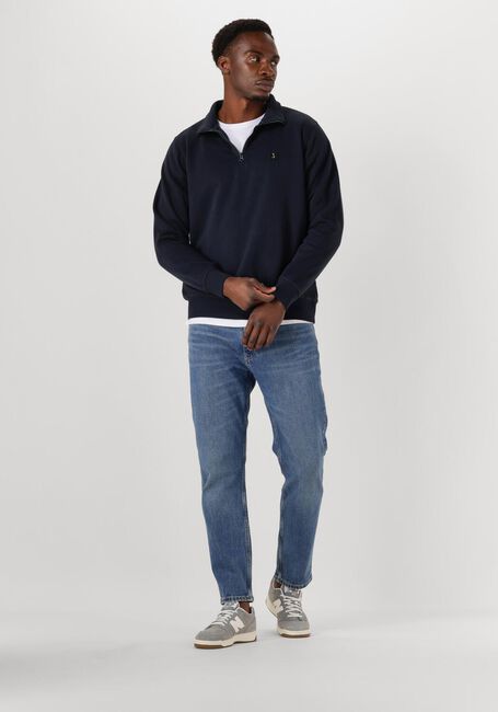 Blaue BUTCHER OF BLUE Sweatshirt ARMY HALF ZIP - large