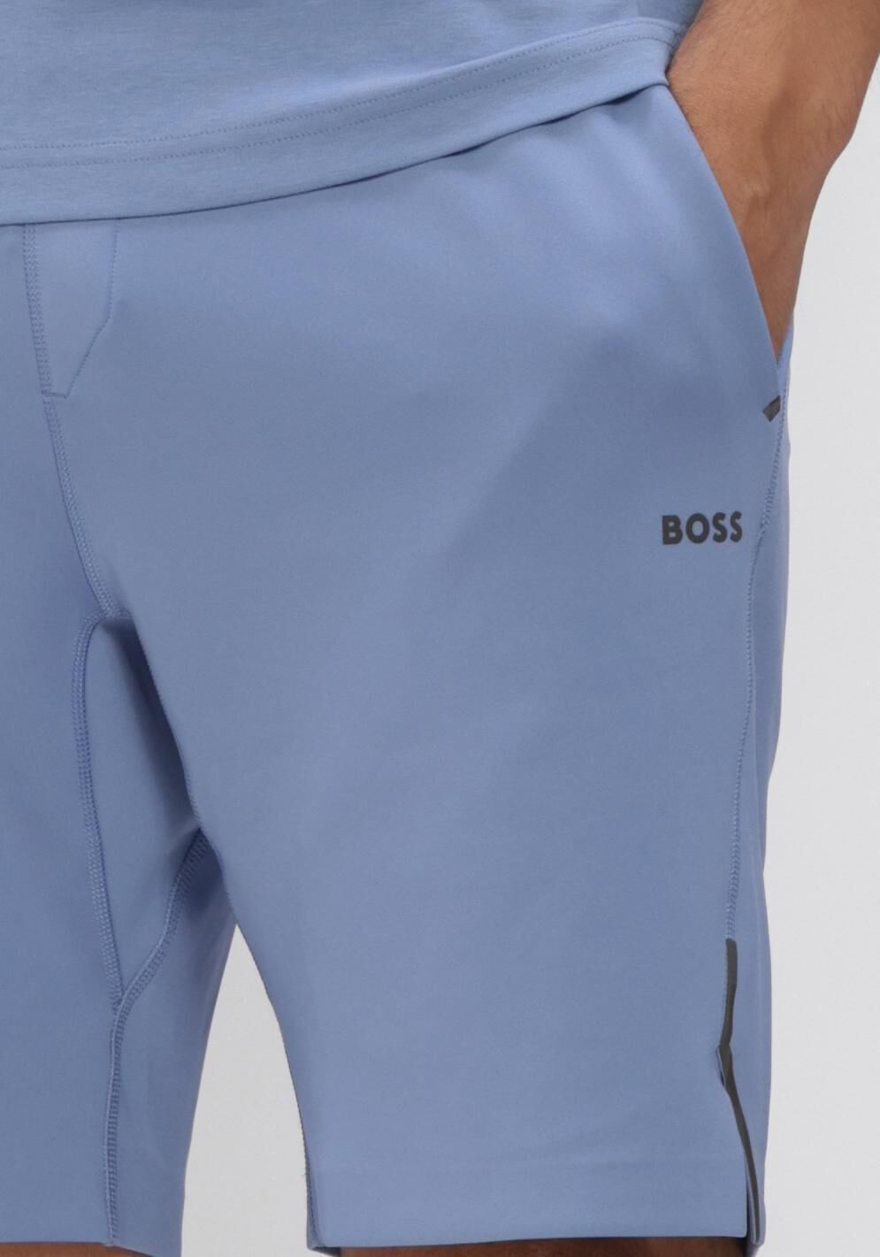 Blaue BOSS GREEN Kurze Hose HECON ACTIVE - large