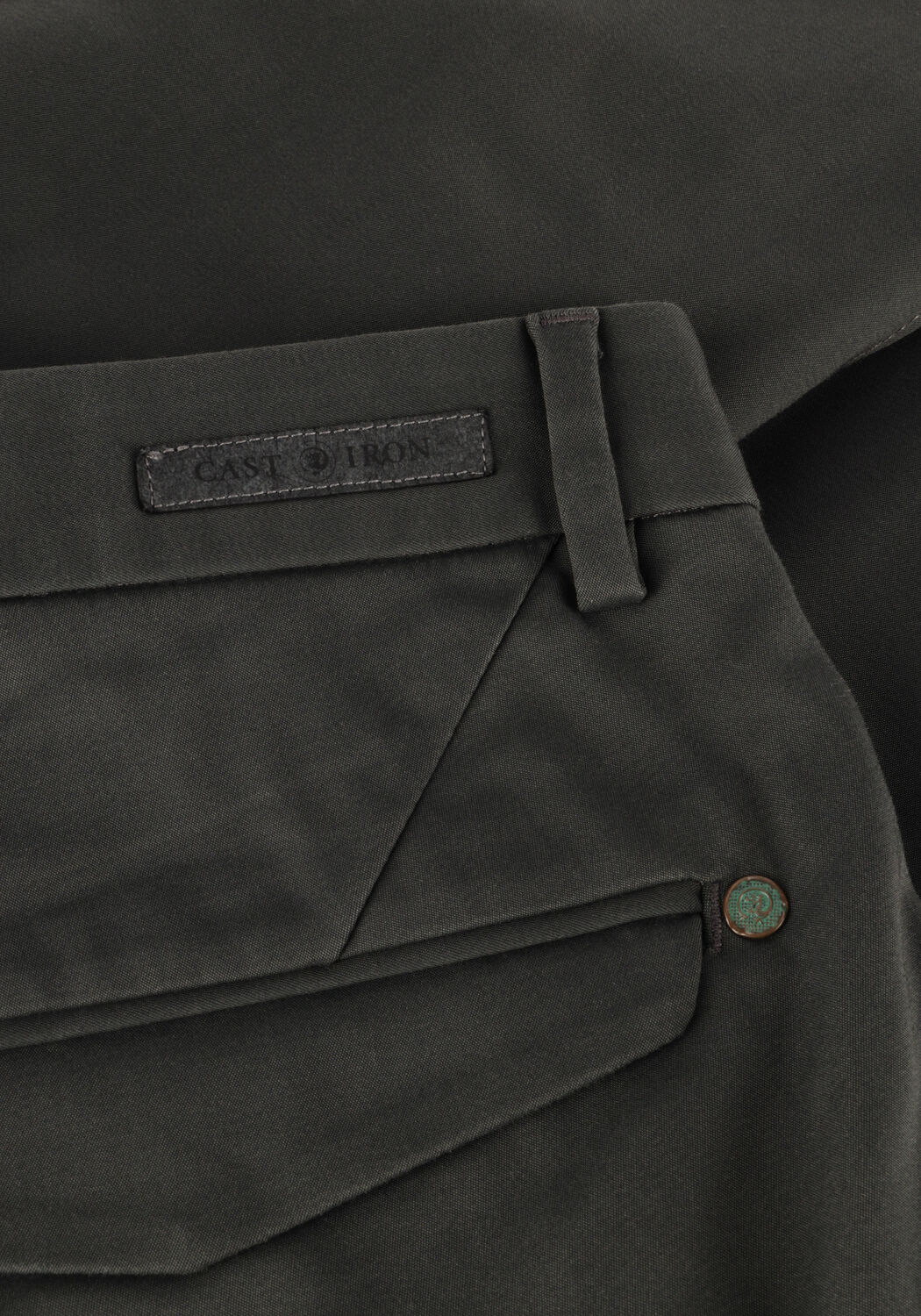 Olive CAST IRON Kurze Hose RISER SHORTS COMFORT STRETCH - large