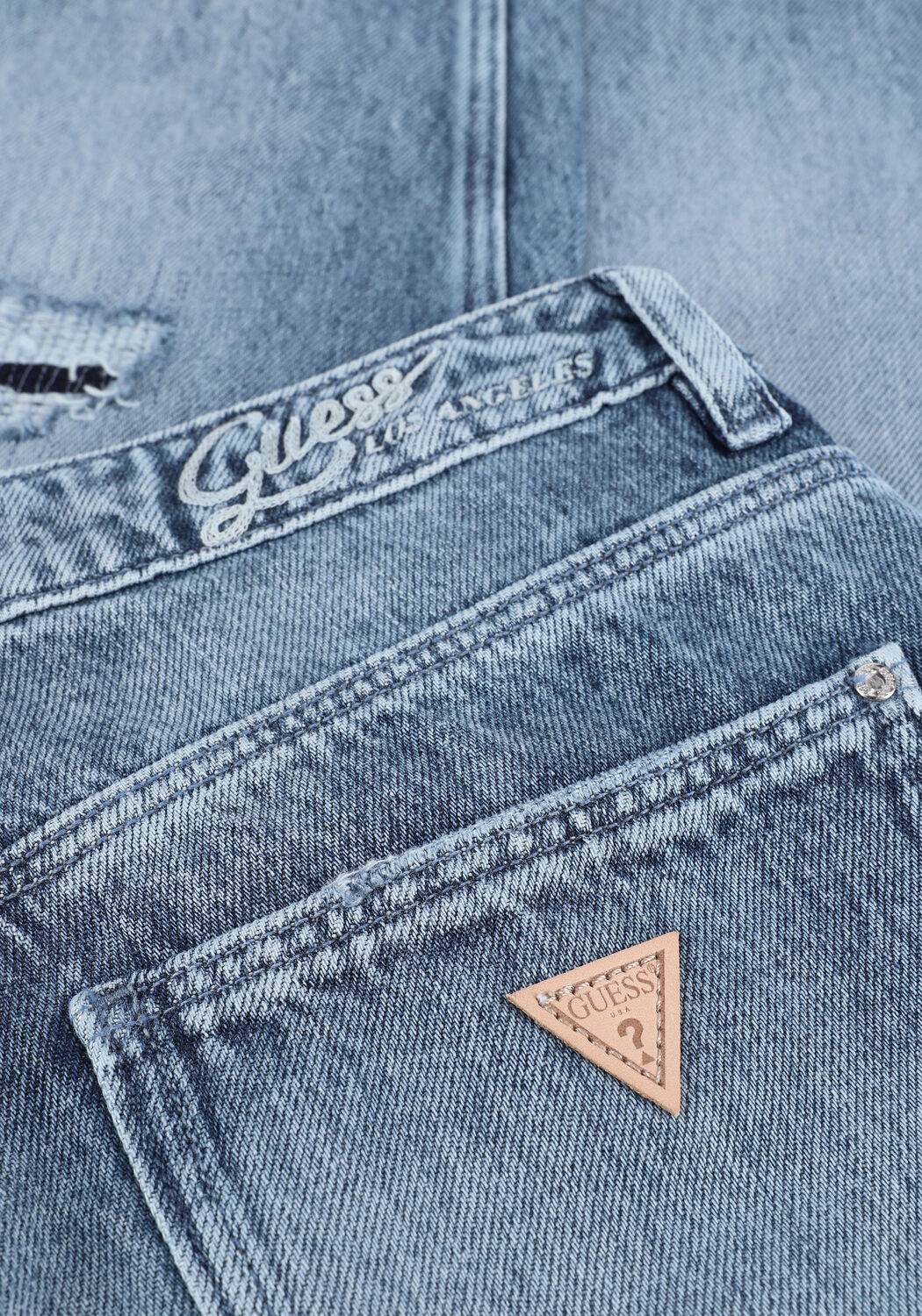 Blaue GUESS Mom jeans MOM JEAN - large