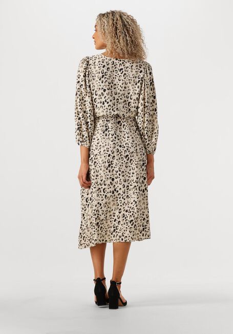 Beige MSCH COPENHAGEN Midikleid MSCHALYONA VLORA 3 4 DRESS AOP - large