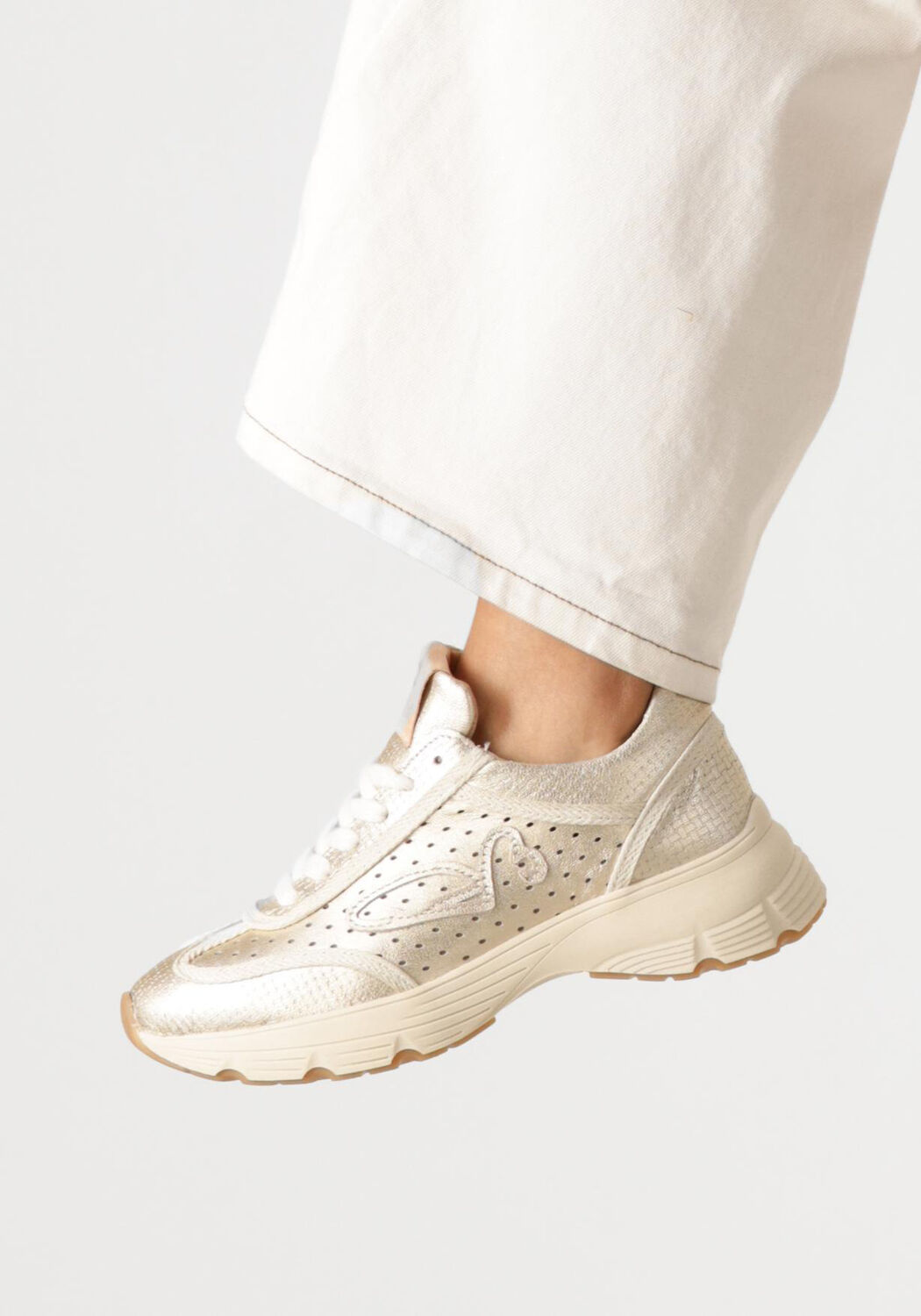 Goldfarbene FRED DE LA BRETONIERE Sneaker Low MARIOLA RAFFI - large