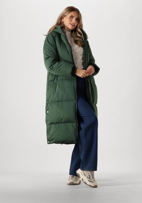 Grüne Y.A.S. Wattierte Jack YASIRMA LS LONG DOWN COAT - large
