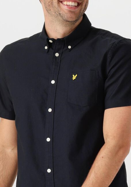 Dunkelblau LYLE & SCOTT Casual-Oberhemd SHORT SLEEVE OXFORD SHIRT - large