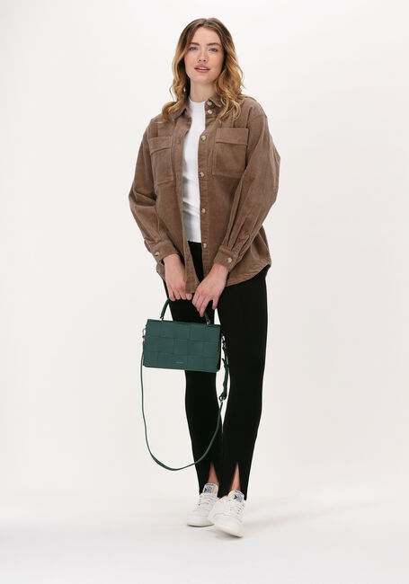 Camelfarbene MSCH COPENHAGEN Jack FELUCA LS SHIRT - large