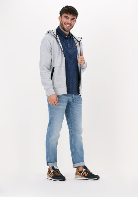Hellgrau PME LEGEND Jack ZIP JACKET INTERLOCK SWEAT - large