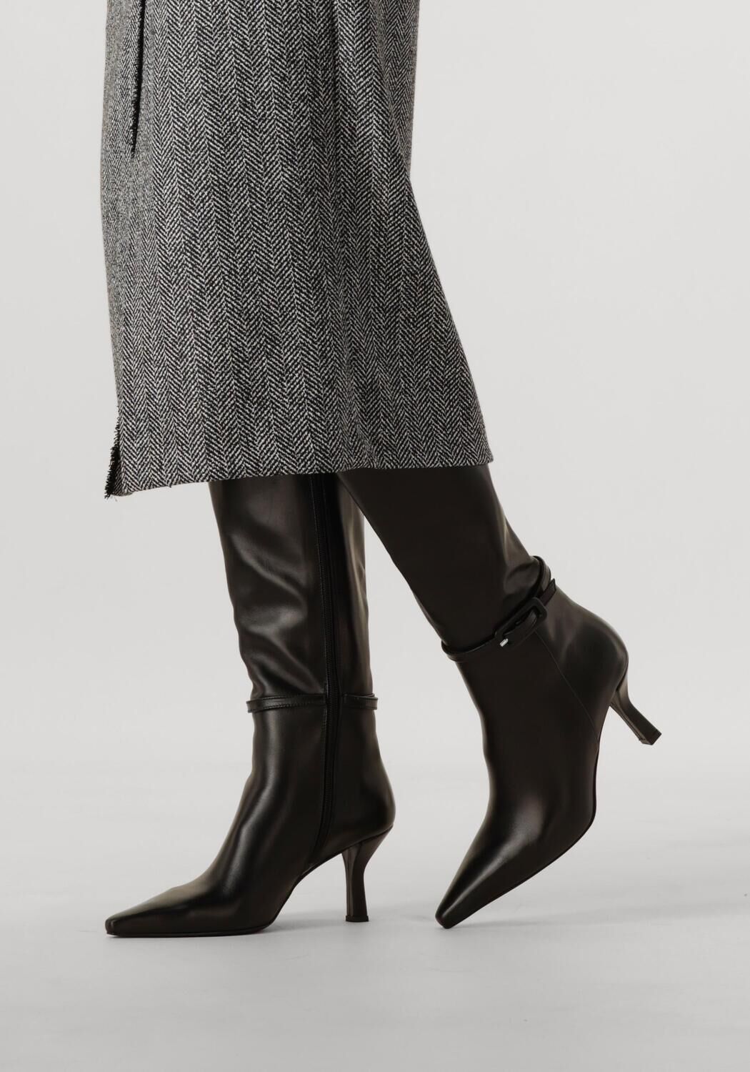 Schwarze STEFANO LAURAN Hohe Stiefel PENNY3 - large