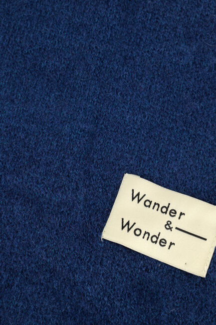 Blaue WANDER & WONDER Schal FRINGED SCARF - large