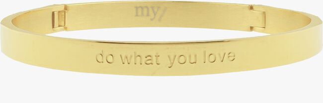 Goldfarbene MY JEWELLERY Armband DO WHAT YOU LOVE - large