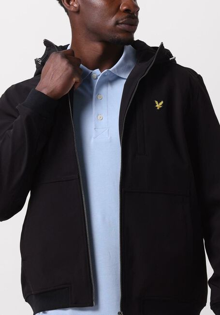 Schwarze LYLE & SCOTT Jack SOFTSHELL JACKET - large