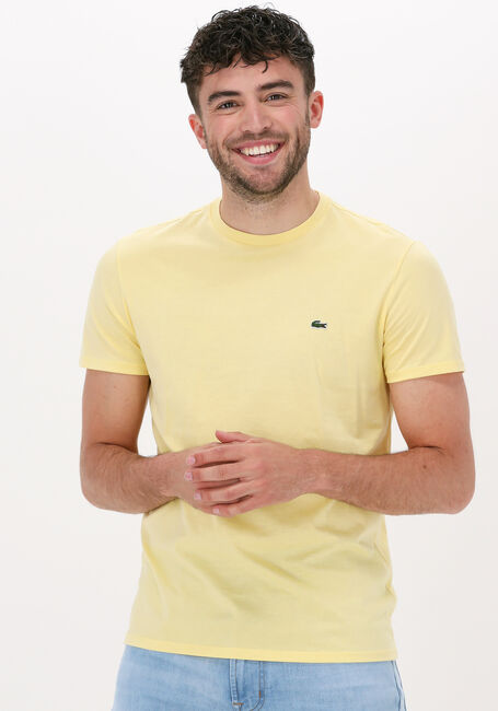 Gelbe LACOSTE T-shirt 1HT1 MENS TEE-SHIRT 12 - large
